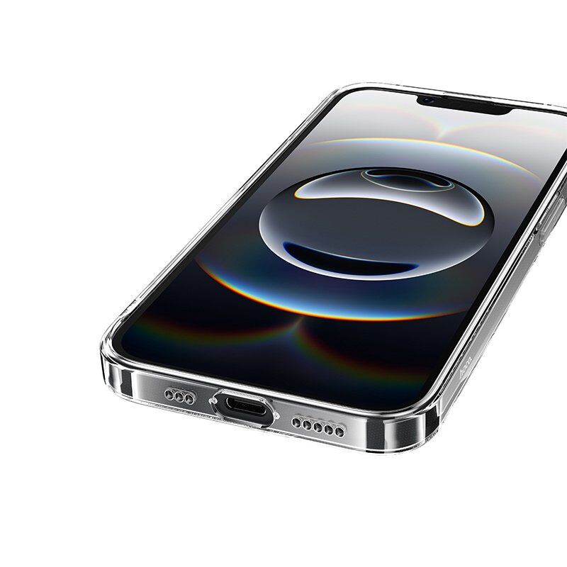 Силиконовая накладка HOCO LIGHT SERIES для APPLE iPhone 16E 6.1", прозрачный