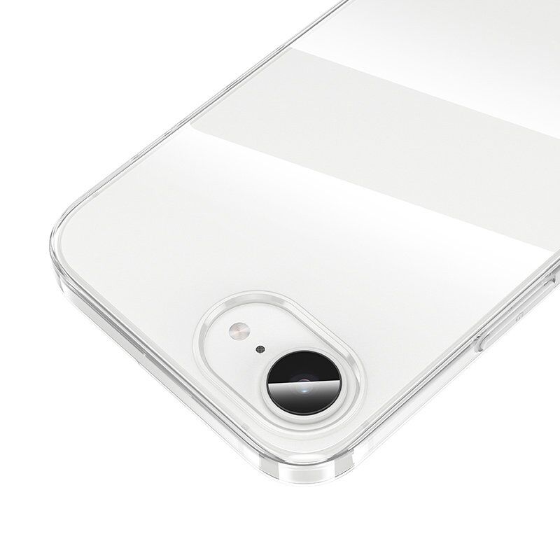Силиконовая накладка HOCO LIGHT SERIES для APPLE iPhone 16E 6.1", прозрачный