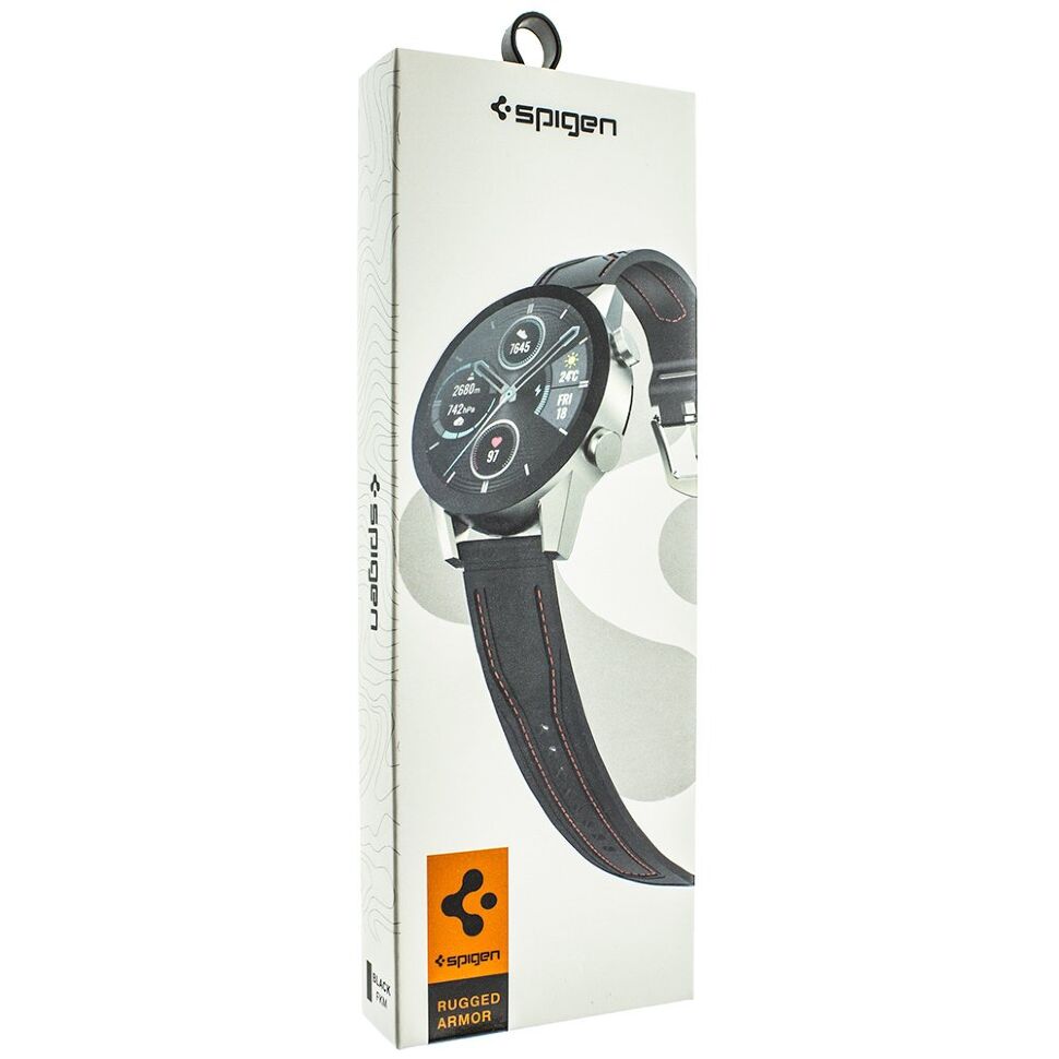 Ремінець силіконовий SPIGEN SP-10 WATCH 22мм ЧОРНИЙ