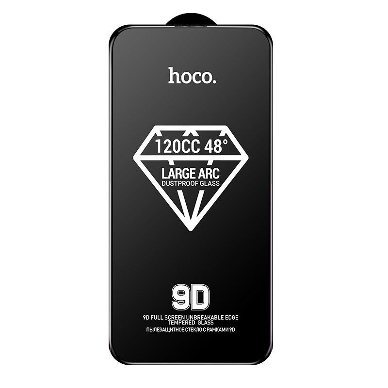 Скло для телефону HOCO A34 9D large arc APPLE iPhone 16 PRO | iPhone 17 6.3"