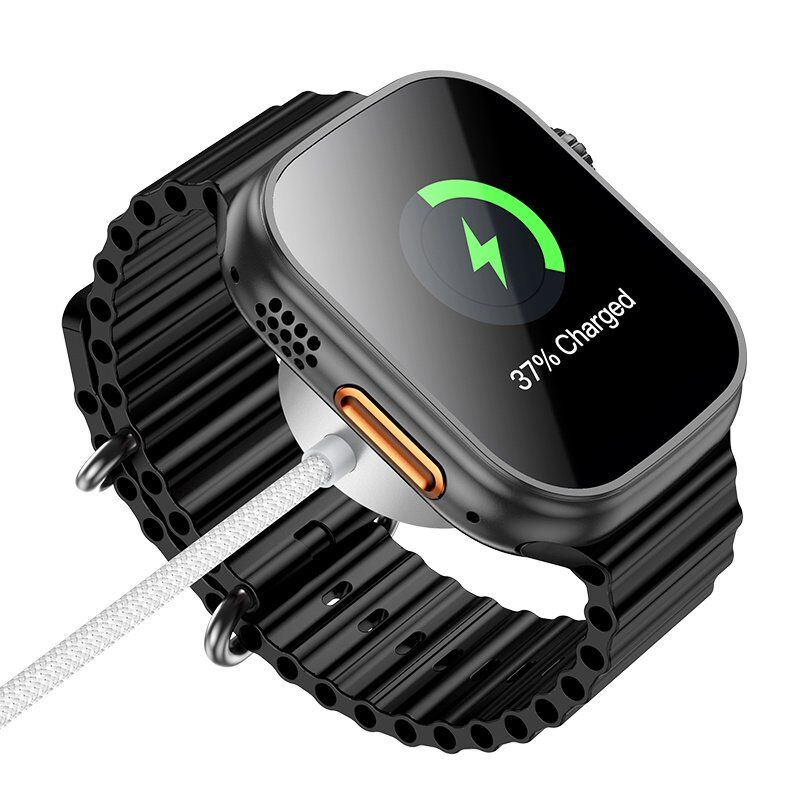 Бездротовий зарядний пристрій HOCO CW59 для Apple Watch / Samsung Watch, білий