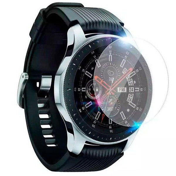 Захисне скло ПРОЗОРЕ SAMSUNG GALAXY WATCH 46MM | Amazfit T-Rex 2.5D тех.пак. (діаметр 35мм)