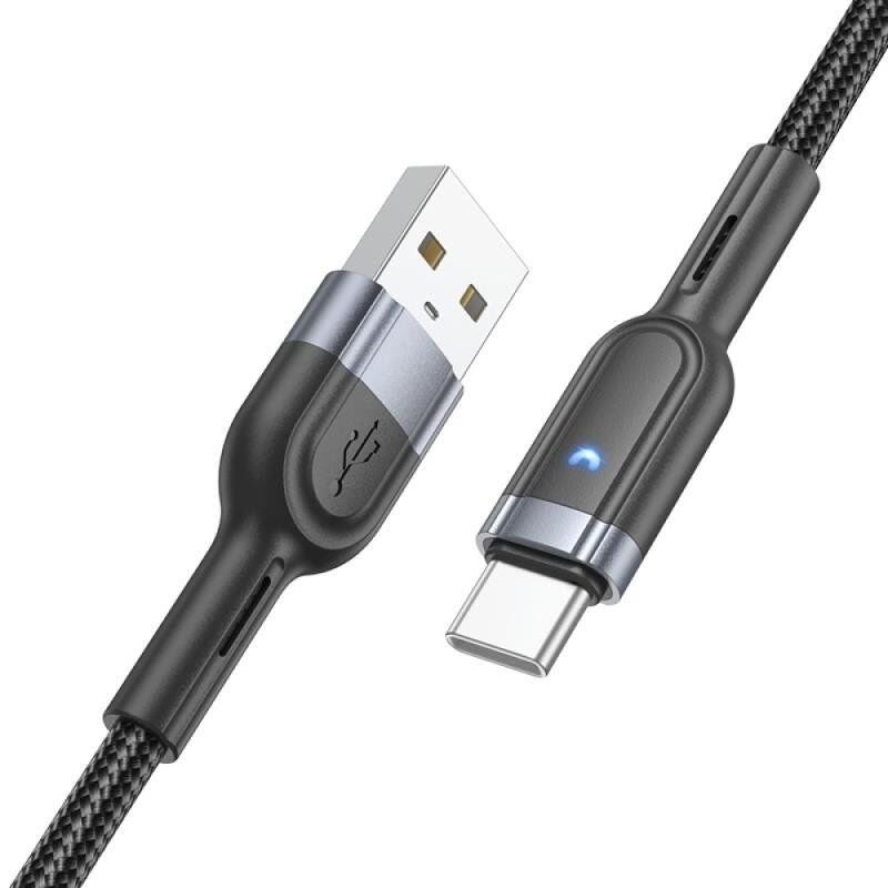 USB кабель HOCO U117 USB - Type-C, чёрный