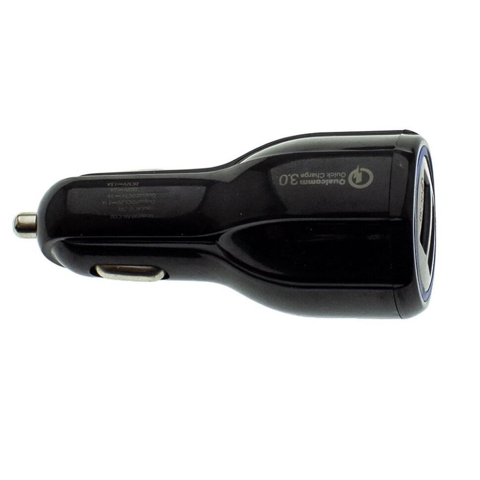Автомобільний зарядний пристрій WUW C100 2 USB 2.1A QC 3.0 QUICK CHARGING (36)