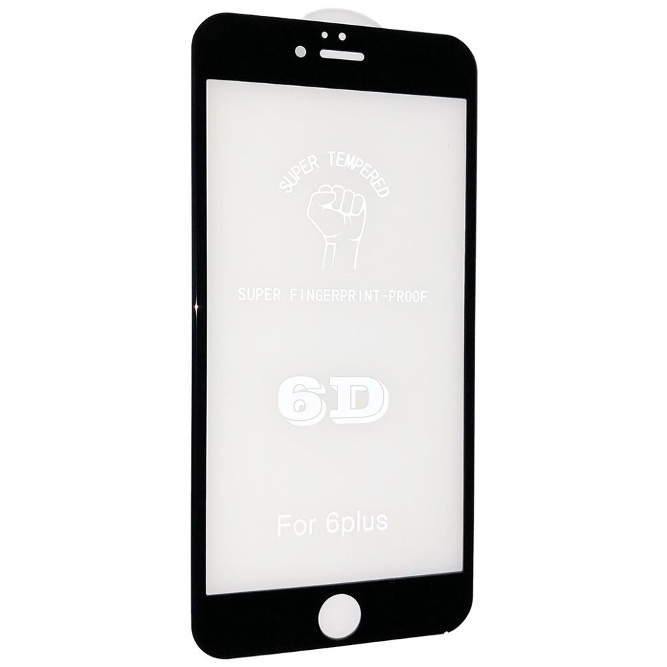 Захисне скло 6D ORIGINAL для APPLE IPHONE 6 PLUS | 6S PLUS ЧОРНИЙ