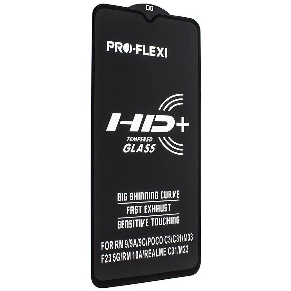 Захисне скло PRO-FLEXI HD+ XIAOMI Redmi 10A ЧОРНИЙ