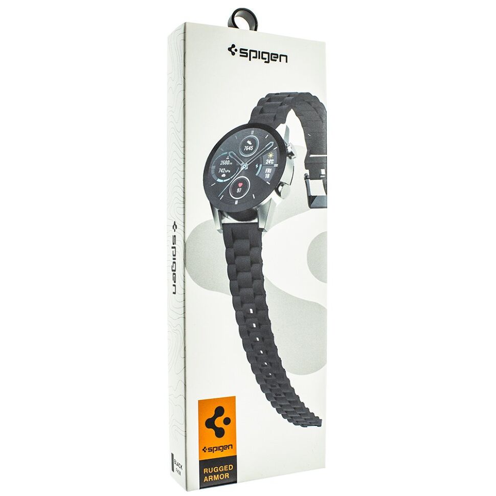 Ремінець силіконовий SPIGEN SP-11 WATCH 22мм ЧОРНИЙ