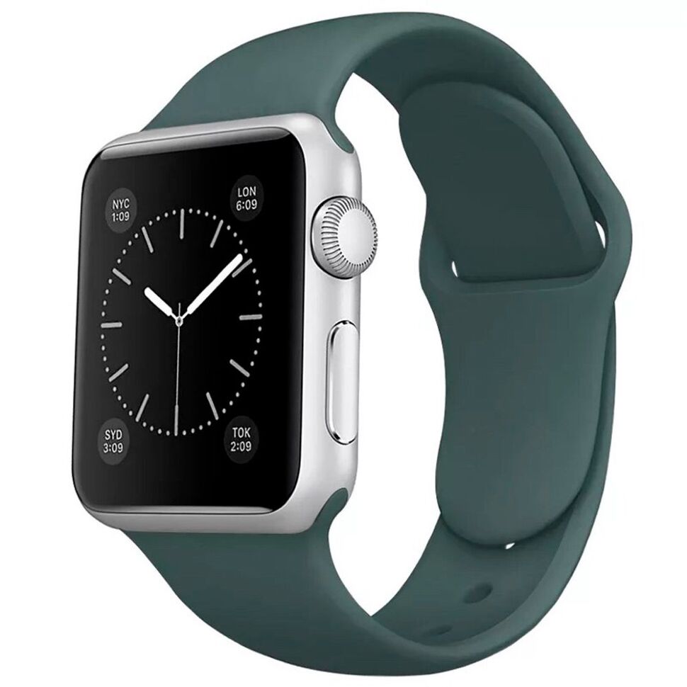 Ремінець силіконовий для Apple Watch 38мм | 40мм | 41мм LARGE SIZE