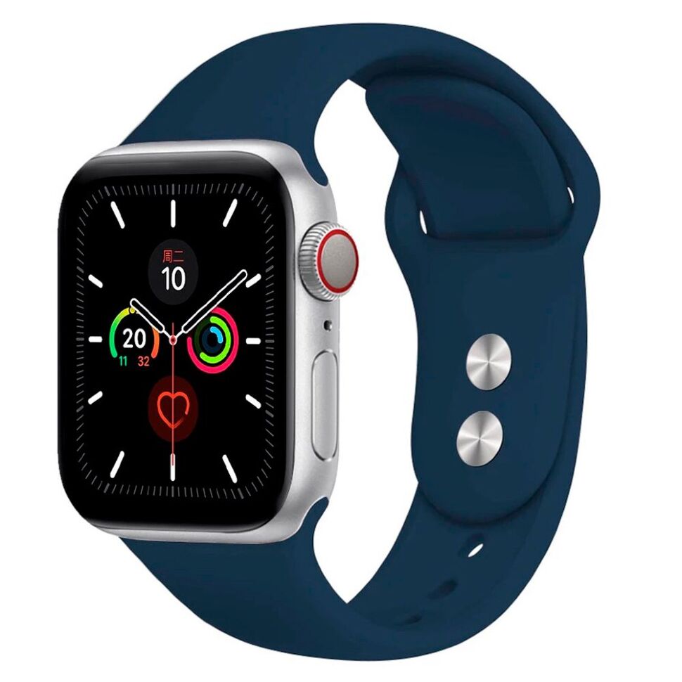 Ремінець силіконовий для Apple Watch 38мм | 40мм | 41мм LARGE SIZE