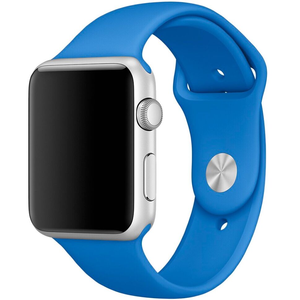 Ремінець силіконовий для Apple Watch 38мм | 40мм | 41мм LARGE SIZE