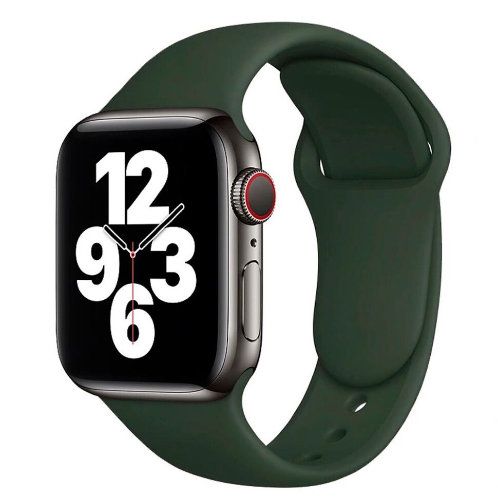 Ремінець силіконовий для Apple Watch 38мм | 40мм | 41мм LARGE SIZE