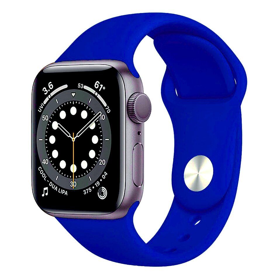 Ремінець силіконовий для Apple Watch 38мм | 40мм | 41мм LARGE SIZE