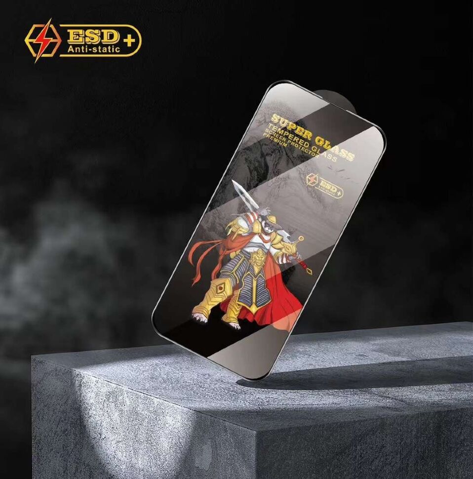 Захисне скло ESD+ SUPER GLASS XIAOMI Redmi Note 10 2021 ЧОРНИЙ