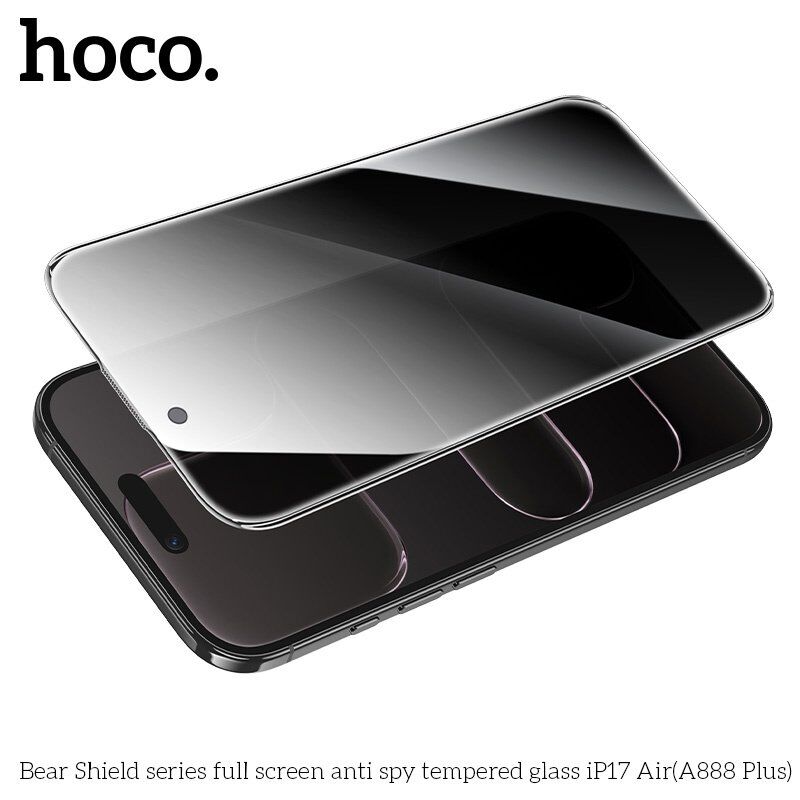 Скло для телефону HOCO A888 Plus Bear Shield anti spy APPLE iPhone 17 AIR
