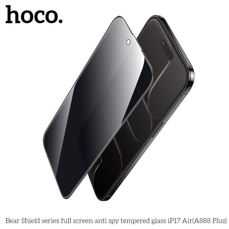 Скло для телефону HOCO A888 Plus Bear Shield anti spy APPLE iPhone 17 AIR