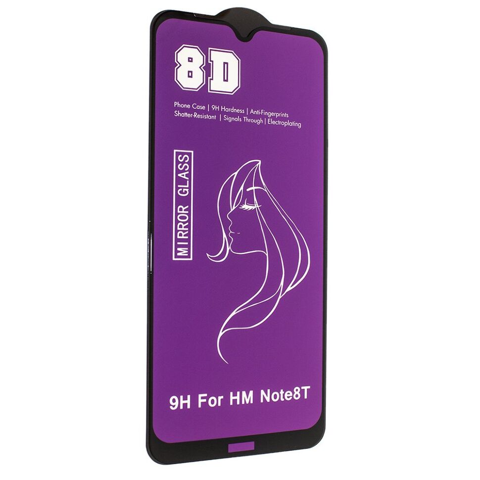 Захисне скло до телефону 8D MIRROR XIAOMI Redmi Note 8T 2019