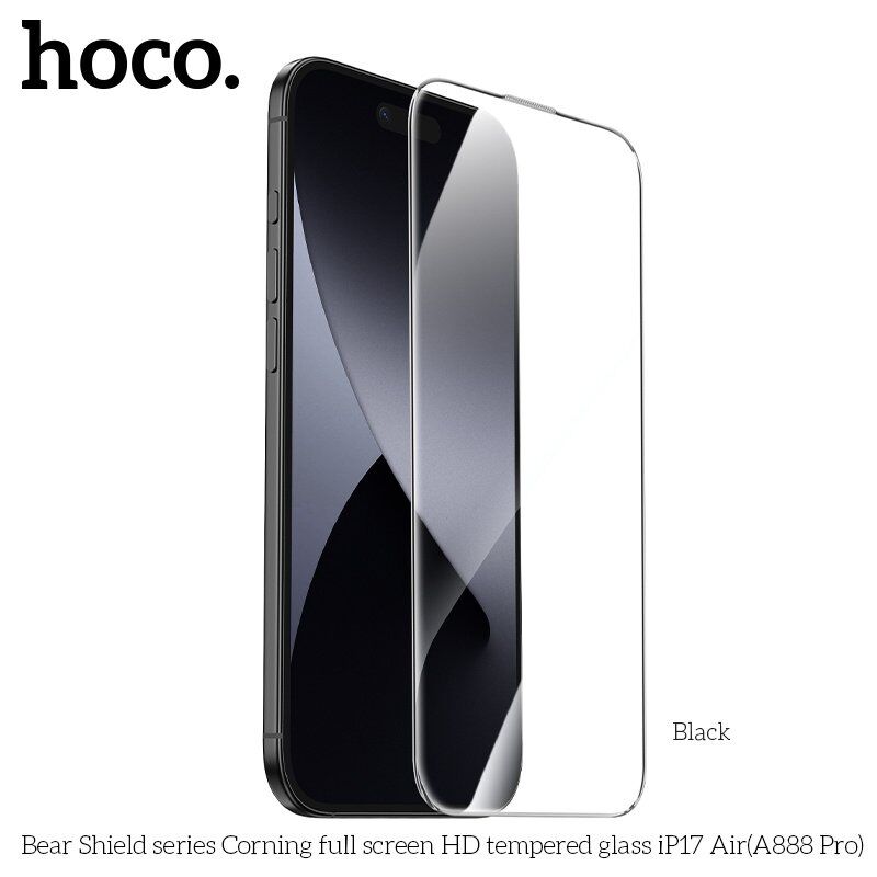 Захисне скло HOCO A888 Pro Bear Shield Corning HD для телефону APPLE iPhone 17 AIR