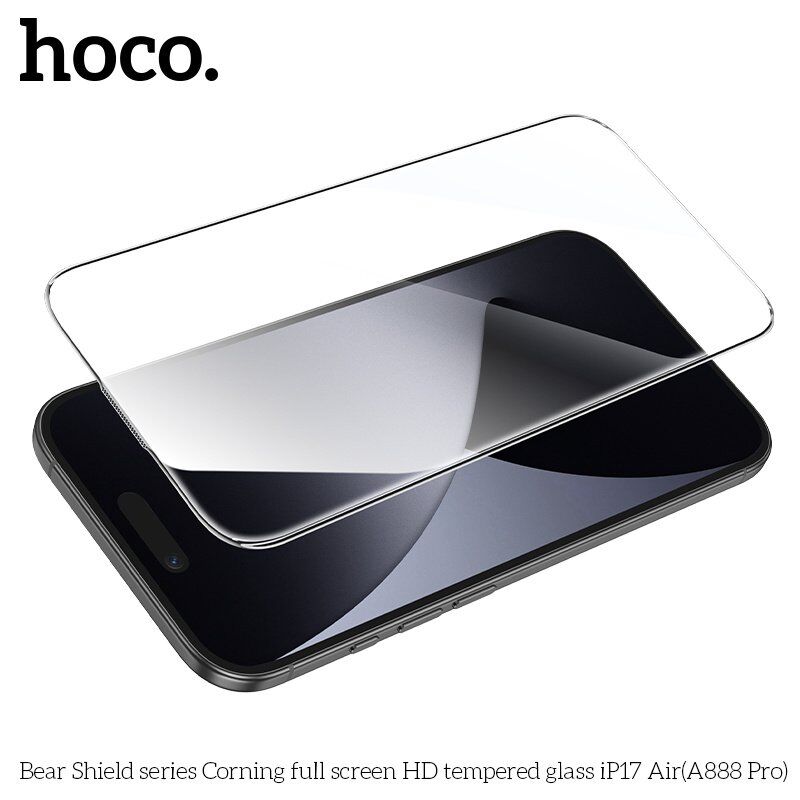 Захисне скло HOCO A888 Pro Bear Shield Corning HD для телефону APPLE iPhone 17 AIR