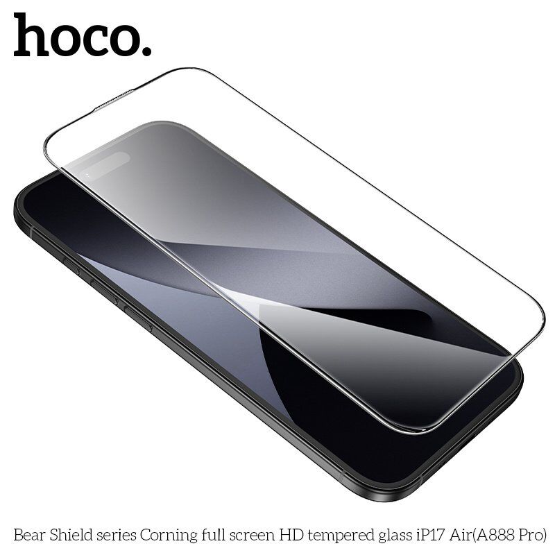 Захисне скло HOCO A888 Pro Bear Shield Corning HD для телефону APPLE iPhone 17 AIR