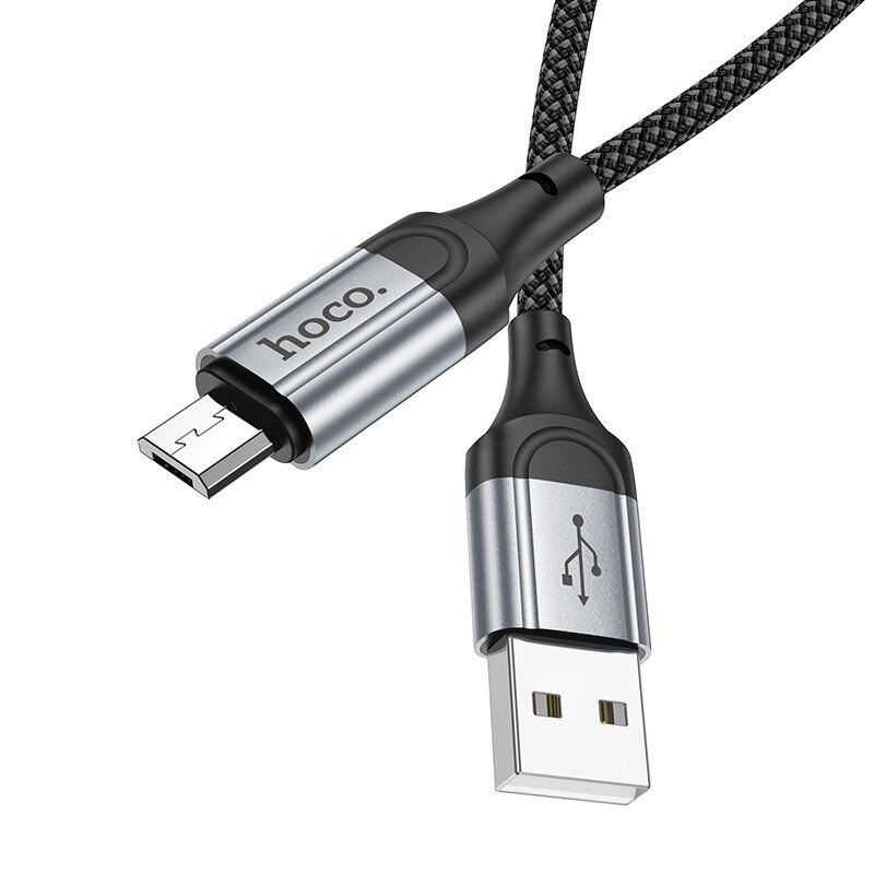 USB кабель HOCO X102 USB - micro USB, 1 метр, чорний