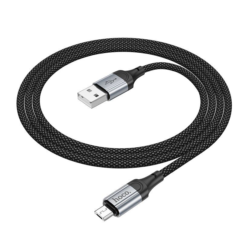 USB кабель HOCO X102 USB - micro USB, 1 метр, чорний