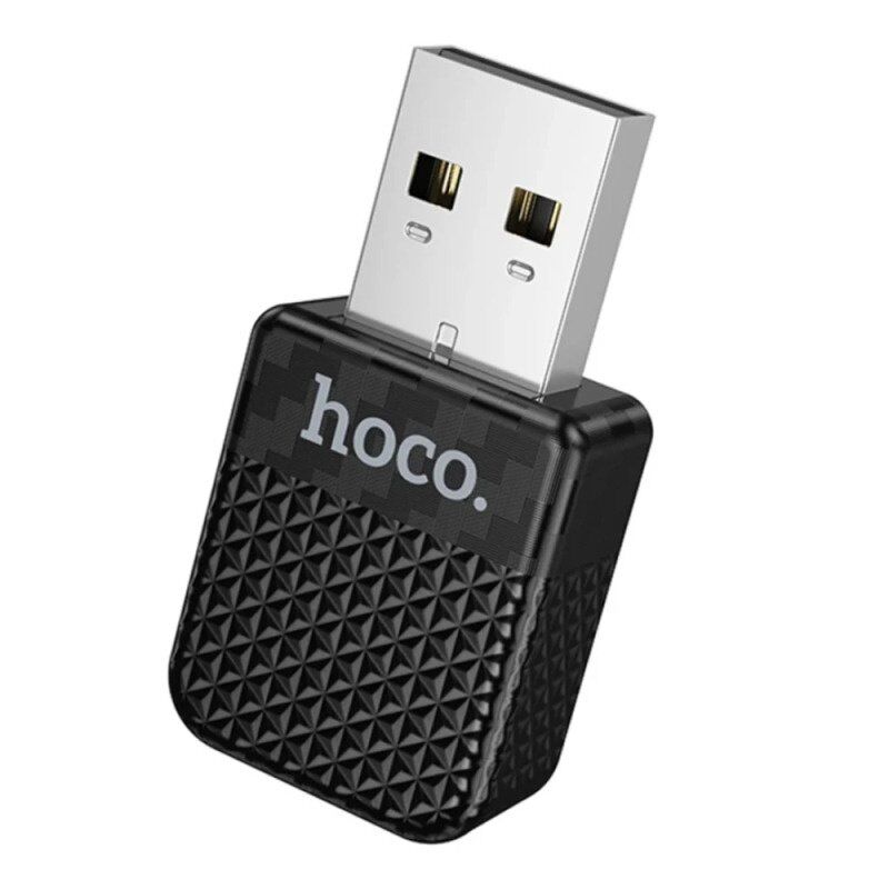 Адаптер автомобильный беспроводной Hoco HU3 CarPlay USB/ Type-C (11pc) (черный)