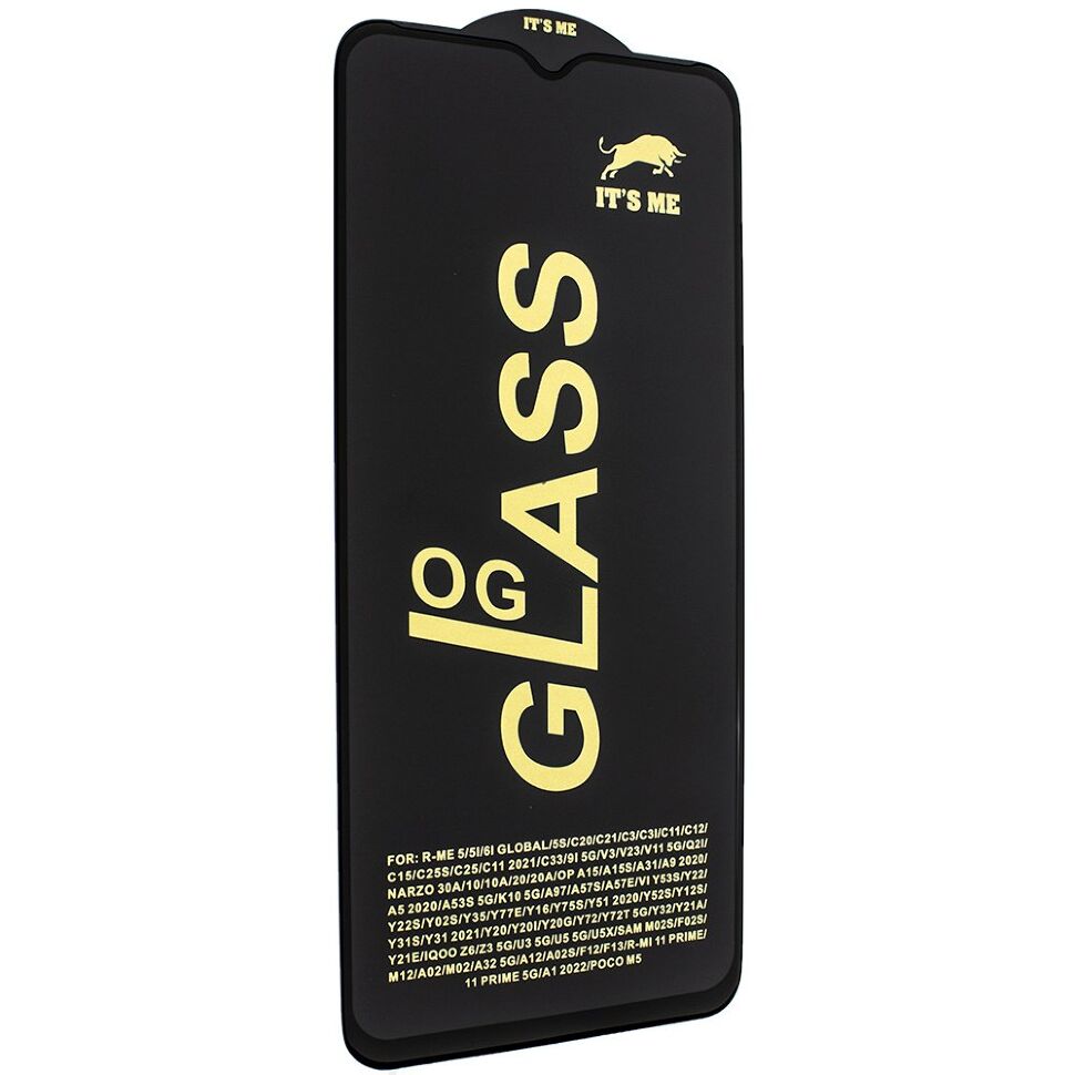 Захисне скло PREMIUM IT'S ME OG GLASS XIAOMI Redmi A1 / A2 | POCO M5 | REALME 5 / 5i / 6i / C21 / C25S / C25 / C11 / C30S / C33 | SAM. A12