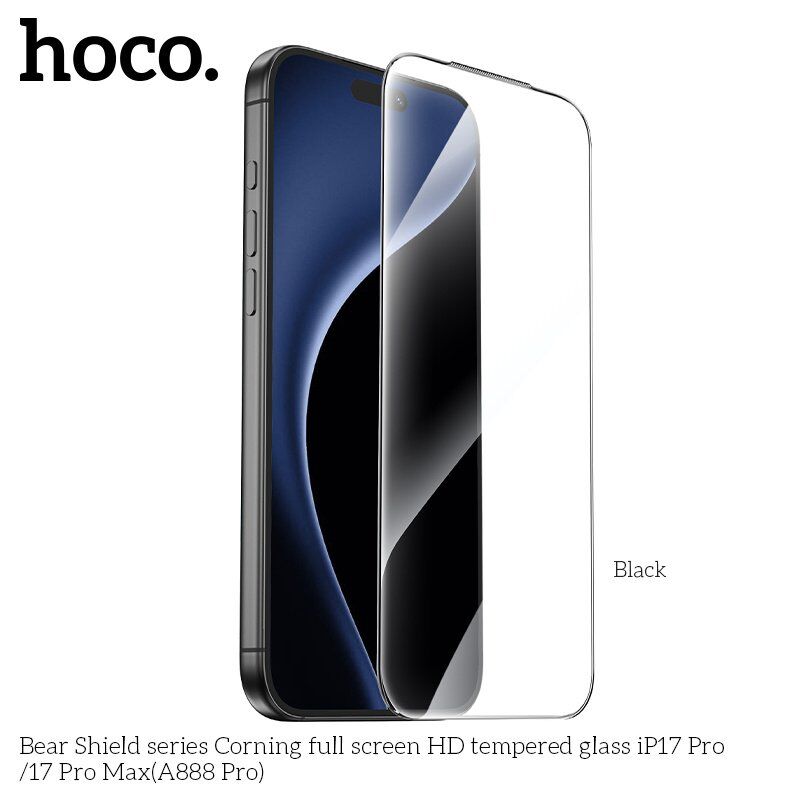 Захисне скло HOCO A888 Pro Bear Shield Corning HD для телефону APPLE iPhone 17 PRO