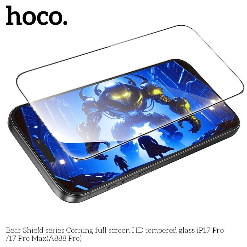 Захисне скло HOCO A888 Pro Bear Shield Corning HD для телефону APPLE iPhone 17 PRO