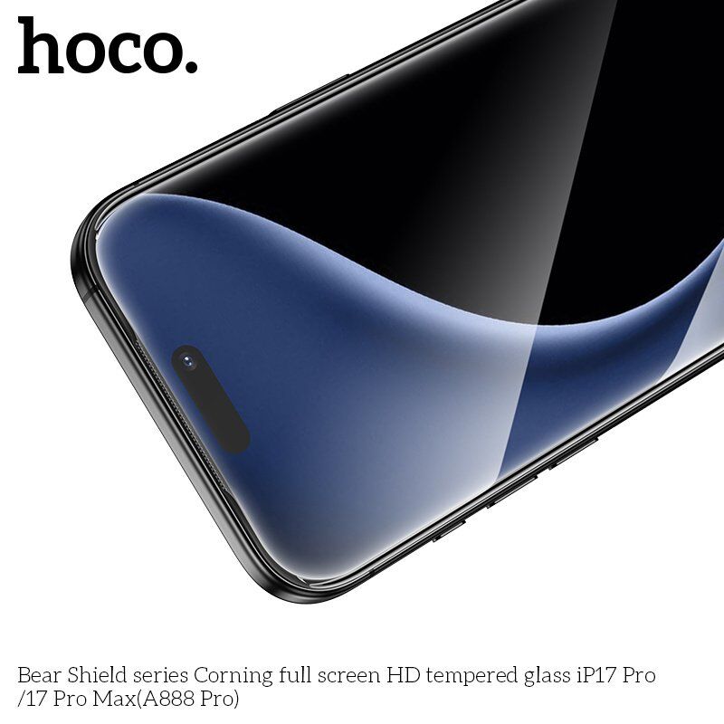 Захисне скло HOCO A888 Pro Bear Shield Corning HD для телефону APPLE iPhone 17 PRO
