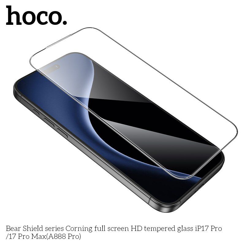 Захисне скло HOCO A888 Pro Bear Shield Corning HD для телефону APPLE iPhone 17 PRO