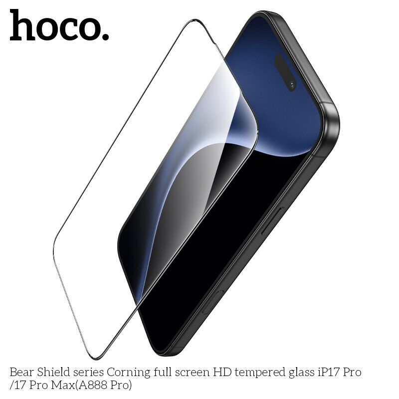 Захисне скло HOCO A888 Pro Bear Shield Corning HD для телефону APPLE iPhone 17 PRO