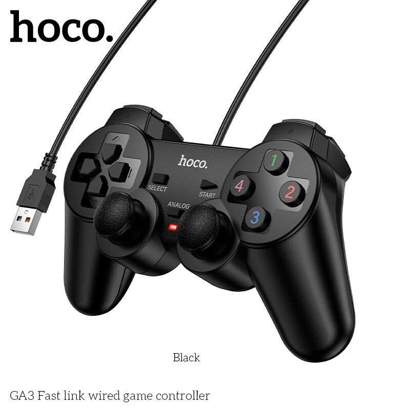 Геймпад джойстик HOCO GA3 Fast link, чёрный