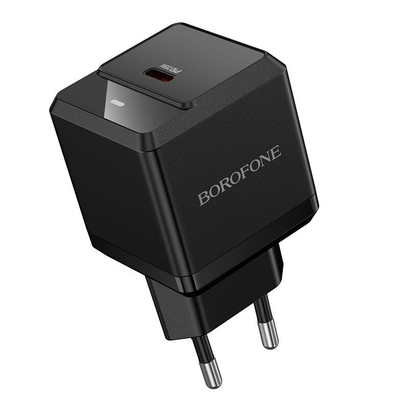 Сетевое зарядное устройство BOROFONE BN18 Intenso Type-C PD 20W, чёрный