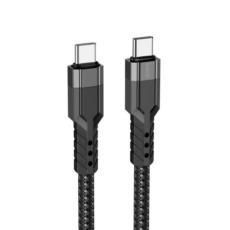 USB-C кабель HOCO U110 60W Type-C - Type-C 1.2M ЧОРНИЙ