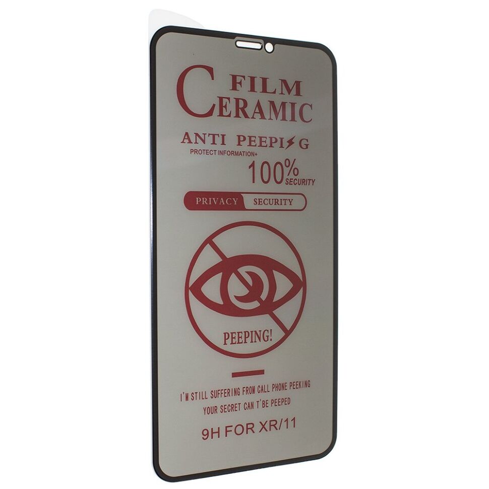CERAMICS FILM PRIVACY APPLE iPhone XR | 11 ЧОРНИЙ