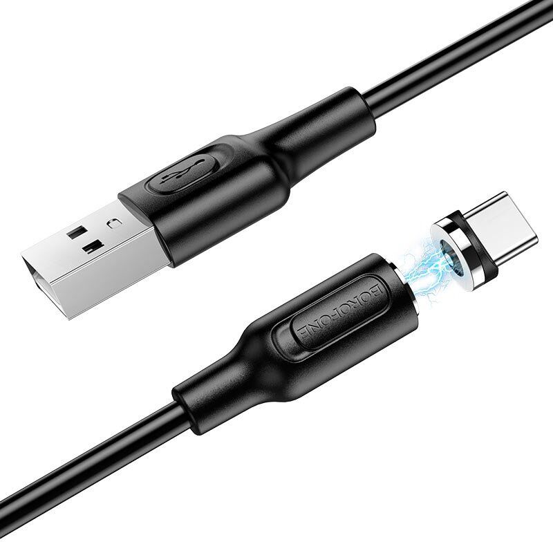 USB кабель BOROFONE BX41 магнітний charging data USB - Type-C